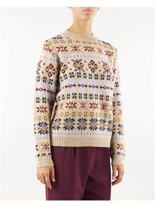 Wool and alpaca jacquard sweater Max Mara Weekend MAX MARA WEEKEND | Sweater | PARIDE3